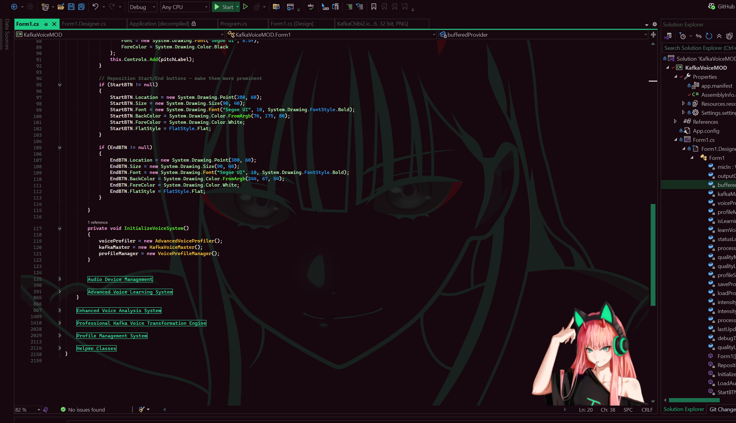 Kafka Voice Changer Screenshot