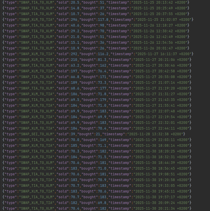 XLM Trading Bot Screenshot